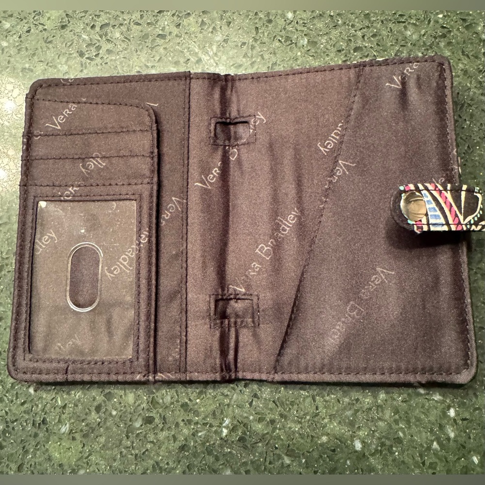 Vera Bradley Quilted Floral Snap Wallet - Picture 2 of 3